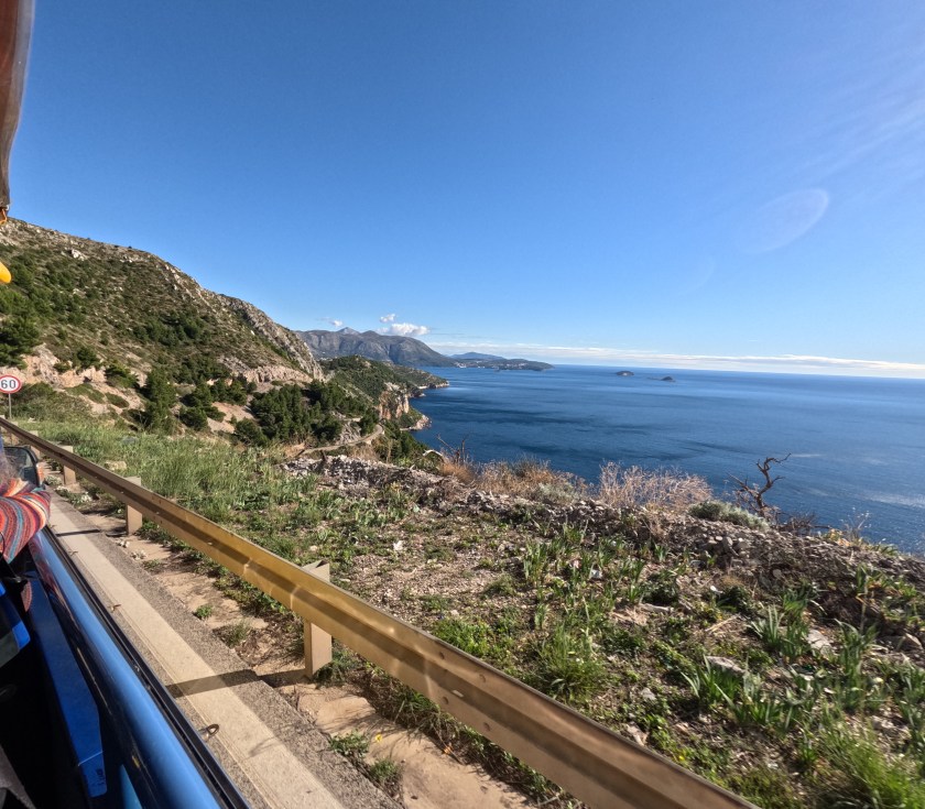 Road to airport - Dubrovnik